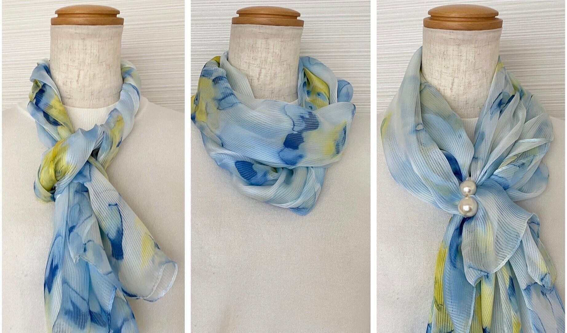 しまむらの 0円ストール を使った夏にピッタリのアレンジ術をスカーフコーディネーター講師が解説 サンキュ