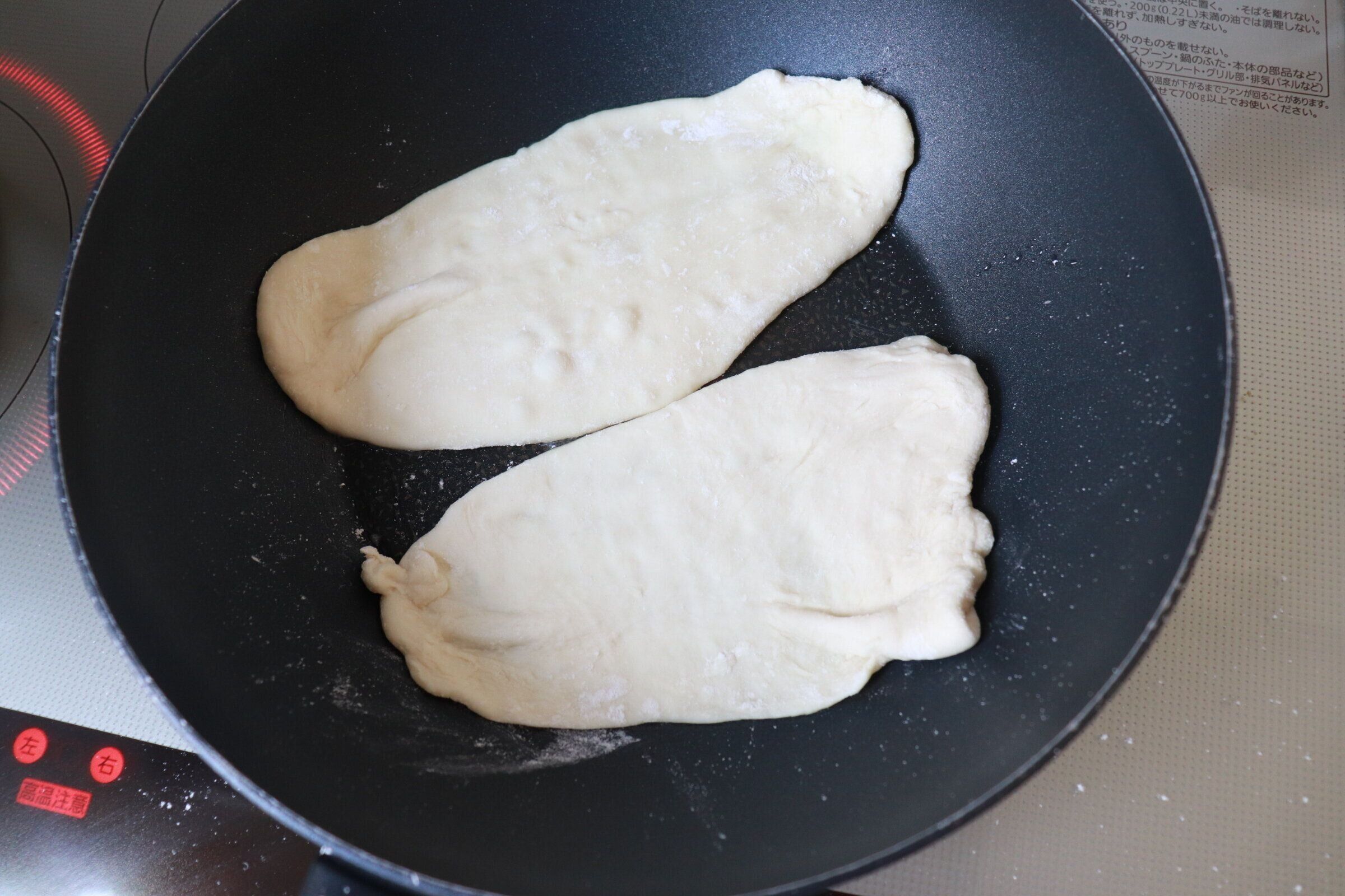 フライパンで作る ナン