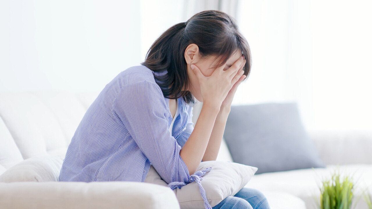 生理前のストレス、育児、仕事が重なってとにかくしんどい様子