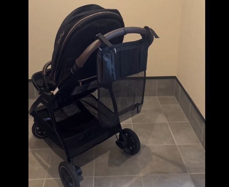 【ダイソー】330円って信じられない！ベビーカー用収納バッグ