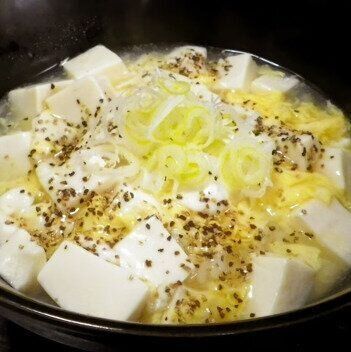 朝ご飯にぴったり「塩だれ卵豆腐丼」