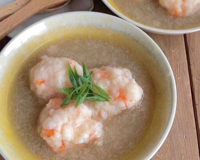 【旬食材】身体ポッカポカ♪トロ〜っと優しい「海老団子のおろし蓮根スープ」
