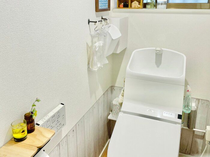 【家事ラク×トイレ収納】造りつけ収納ゼロでもスッキリ＆お掃除ラクラク！