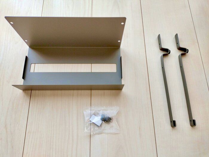 レンジフードペーパーホルダーを分解したところ