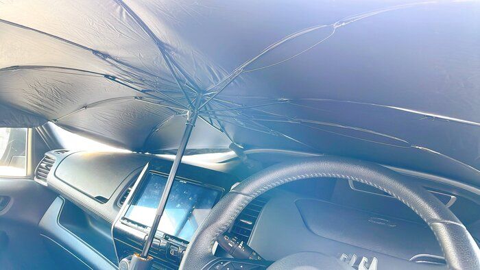 【灼熱の車対策】ワンタッチのサンシェード