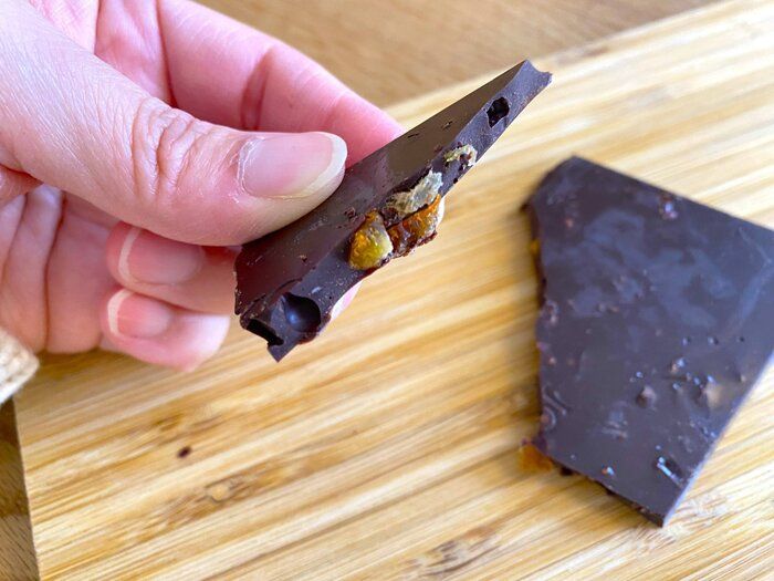 【無印】大人のティータイムにぴったり！カカオ72％の割りチョコはオレンジピールの香りがとっても華やか