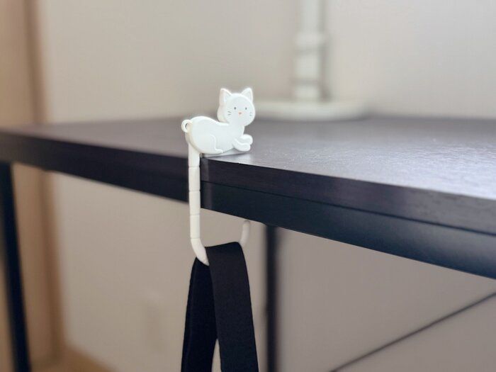 商品情報「バッグフック（猫）」