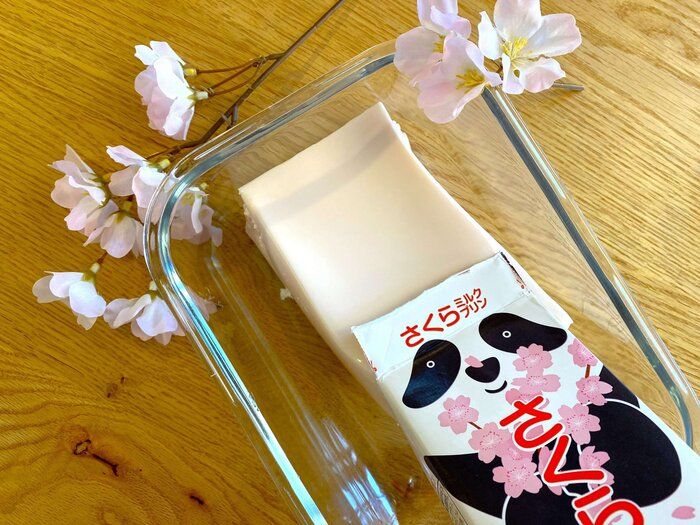 【カルディ】に春が来た！大人気パンダシリーズの季節限定フレーバー「さくらミルクプリン」