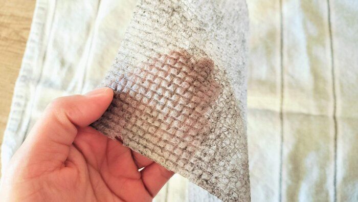 ザラザラとした不織布