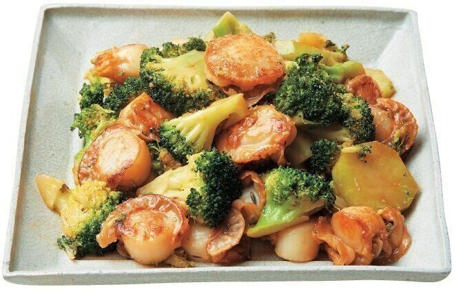 ボイル帆立てなら魚料理も手軽～！帆立てとブロッコリーの炒めもの