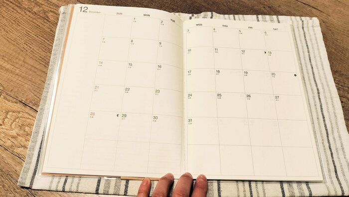 マスが大きめで見やすい