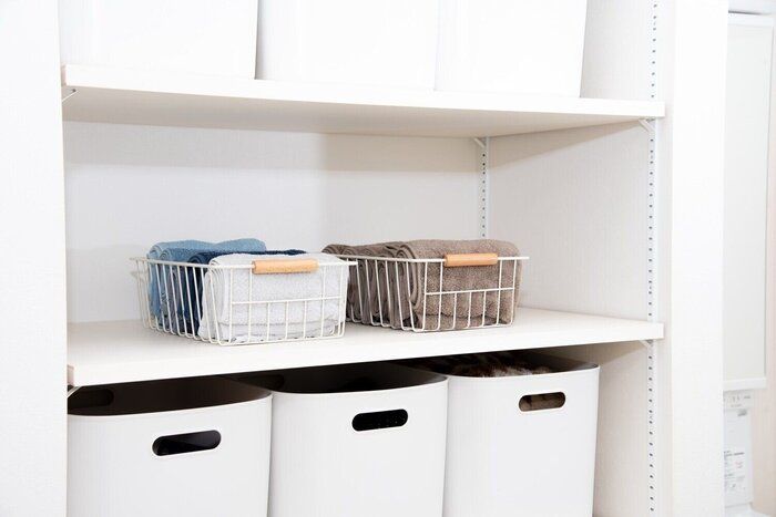 見えないところも！おしゃれ＆機能的なモノトーン収納