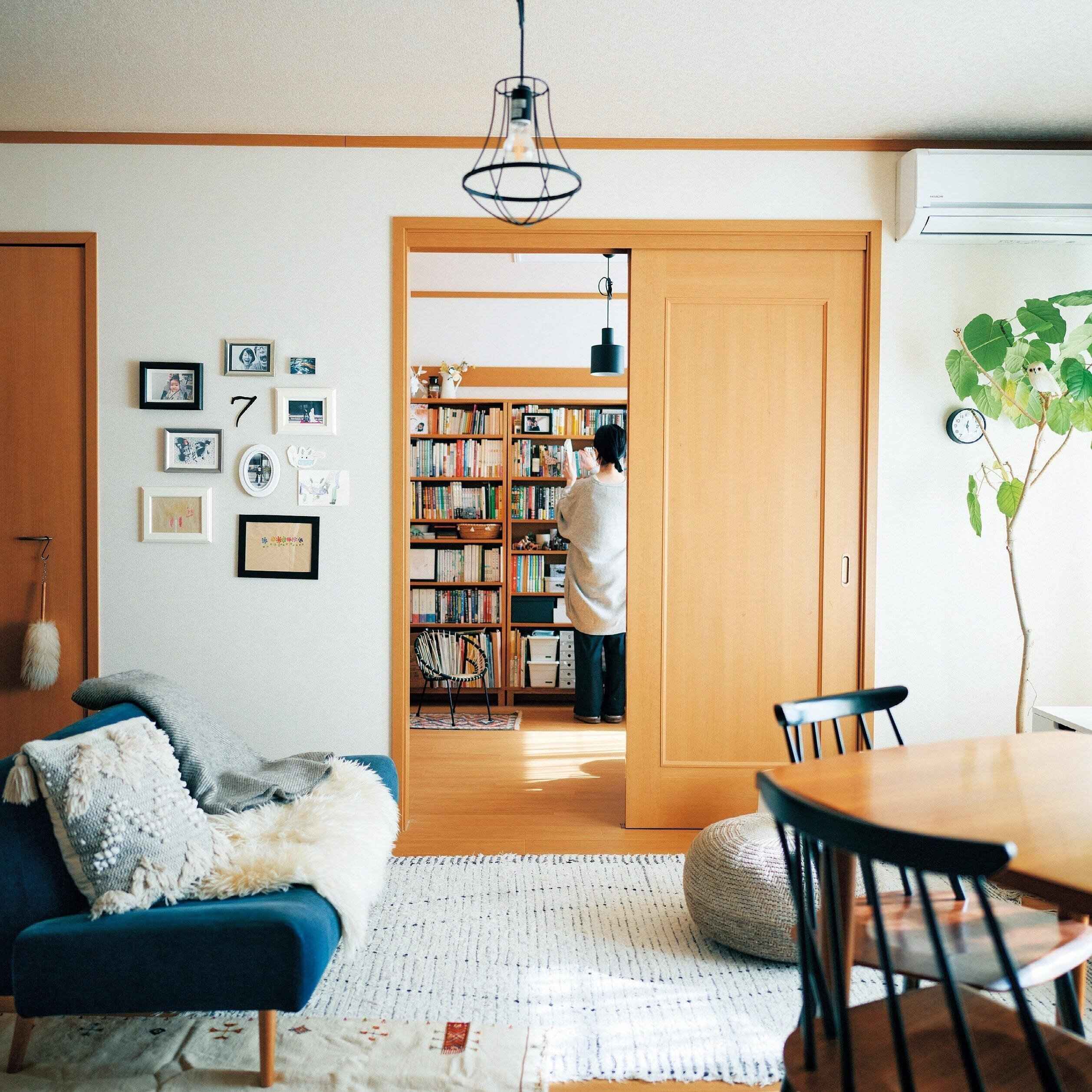 「感じよく」出しっ放し！物が多くても雑多に見えないホッとできる家