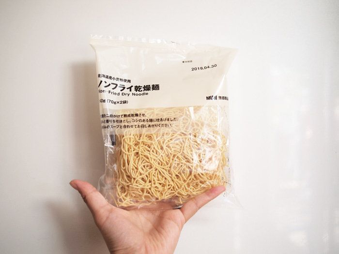 選べるスープが嬉しい☆無印良品のノンフライ乾燥麺を試してみた！