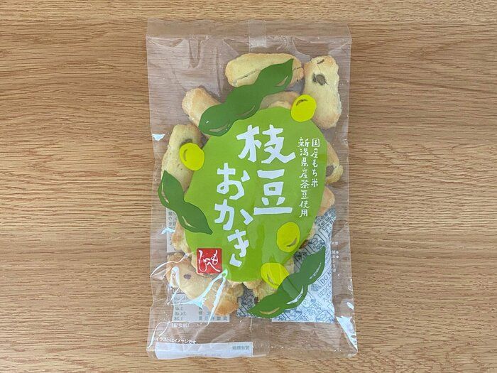 枝豆おかき（新潟県産茶豆使用）