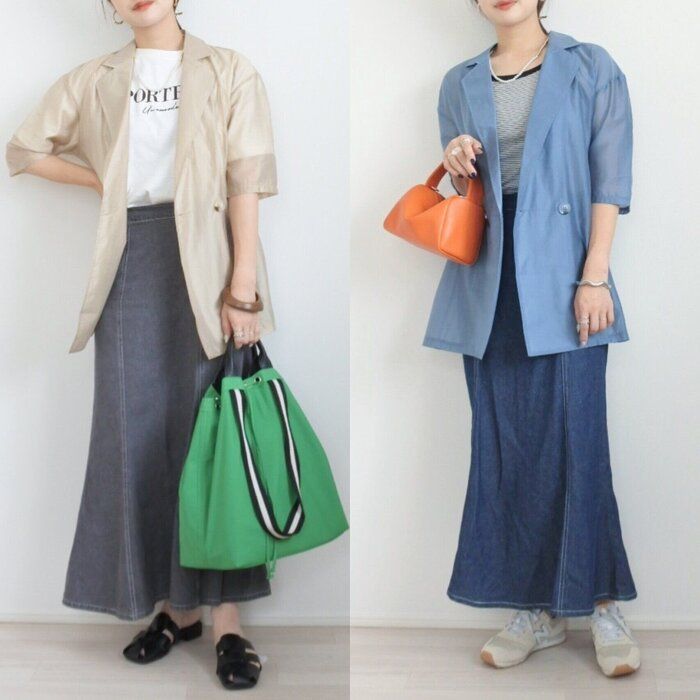 【しまむら】ジャケットがこんな価格で手に入るなんて驚！1,969円で超高級感◎シアージャケット着回し