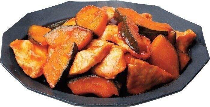 はちみつ＆ケチャップ味に子どもが大興奮！鶏胸肉とかぼちゃの炒めもの