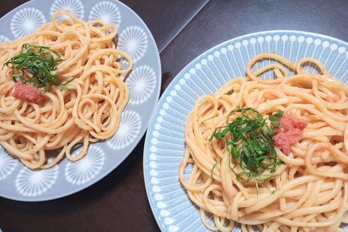 明太パスタ