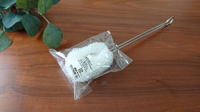 キッチンの優秀アイテム！無印良品の柄つきスポンジ