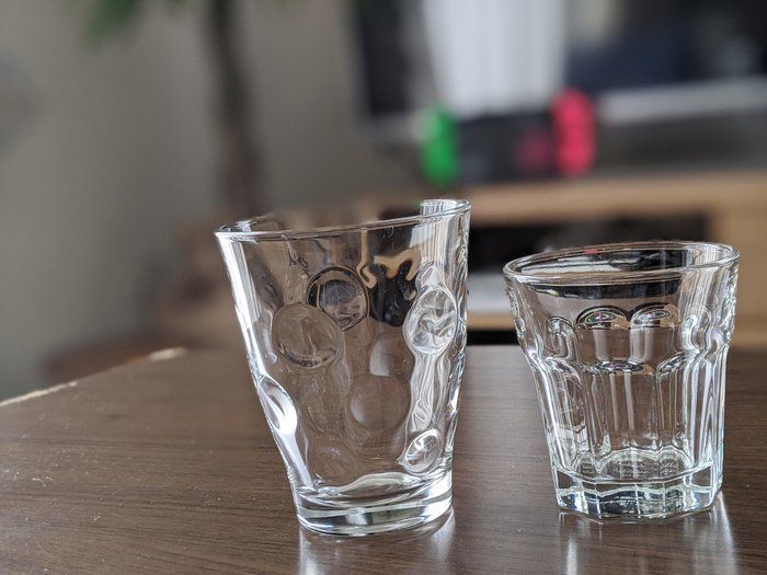 セリア 見つけた クオリティが神すぎる 高見え大容量グラス サンキュ