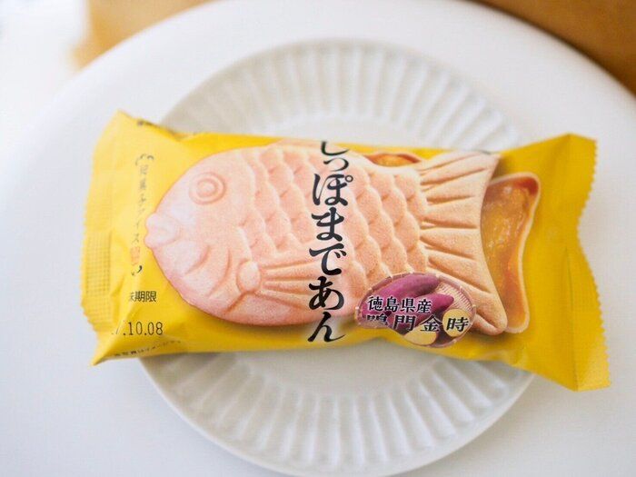 シャトレーゼ「和菓子アイス たい焼き最中 徳島県産鳴門金時 しっぽまであん」商品写真