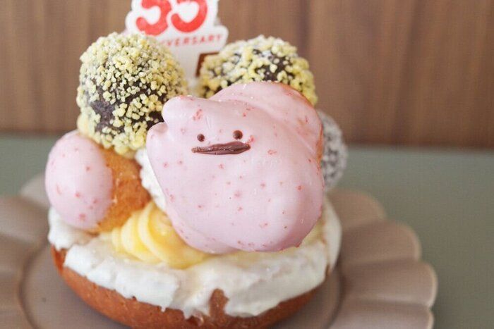【ミスド】愛嬌たっぷりのネットオーダー限定ドーナツ発見！絶対食べたい「メタモンのドーナツツリー」