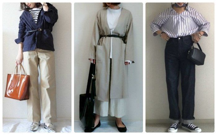 使える!体型カバー力抜群なユニクロ・GUワイドパンツでキレイめコーデ