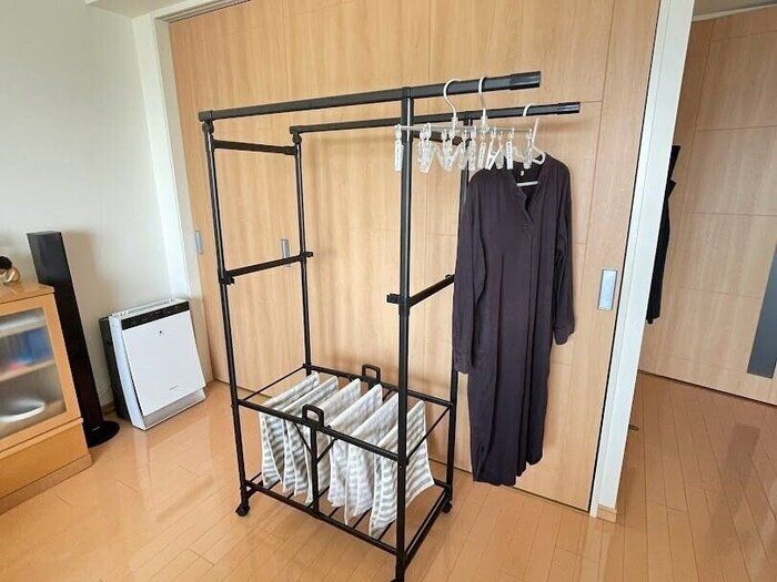 【カインズ】花粉や梅雨の時季に大活躍間違いなし！ランドリーラック