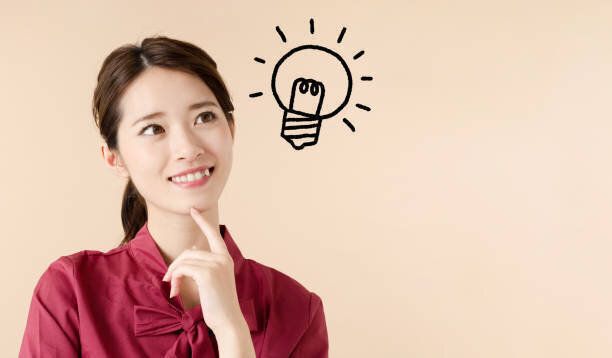 若いアジアの女性のコンセプトにインスピレーションを与えました。