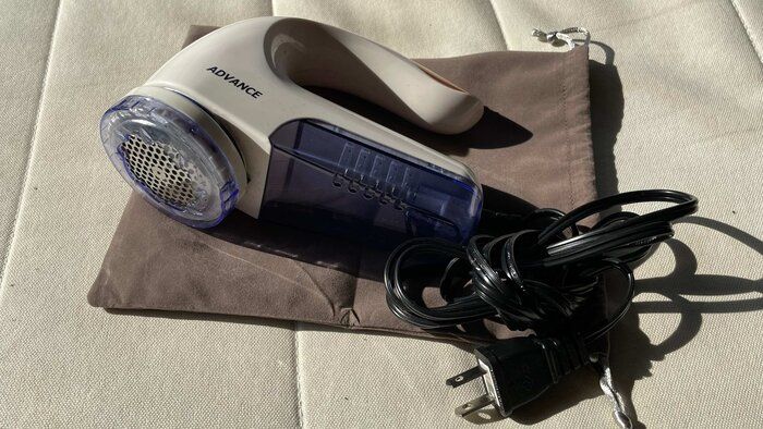 毛玉取り器で冬物セーターが新品のように。コード式は常にフルパワー！