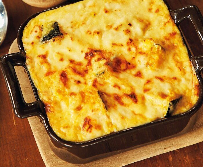 かぼちゃとコーンの甘みがご飯と◎！かぼちゃとツナのクリームドリア