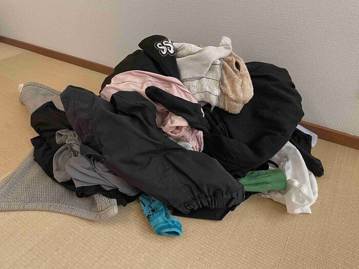 洗濯物の山