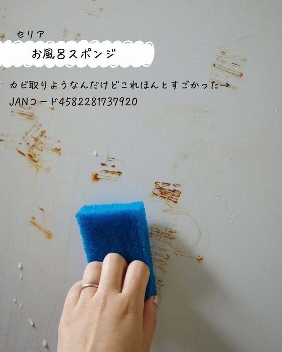 これほんとすごかった!「カビとりスポンジ」