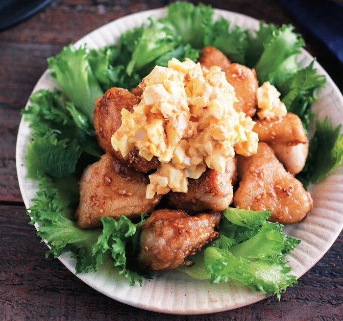 かつお節入りのタルタルでコクUP!!鶏胸ポン南蛮かつおタルタル