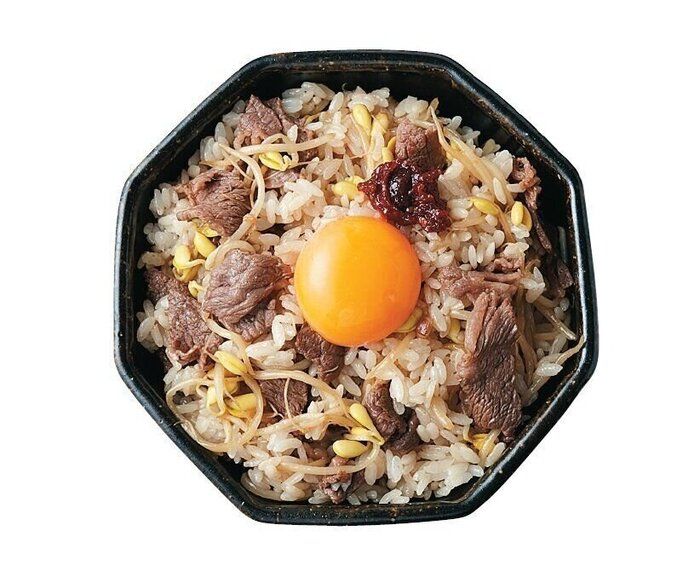 素材2つで大満足！ビビンバ風牛肉混ぜご飯