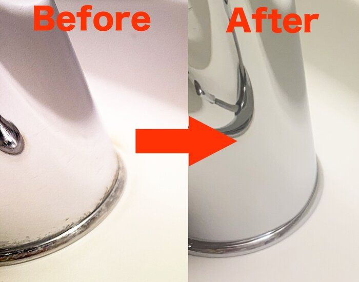簡単にできる水垢落とし方をご紹介！専用洗剤でどこまで綺麗になるか試した結果