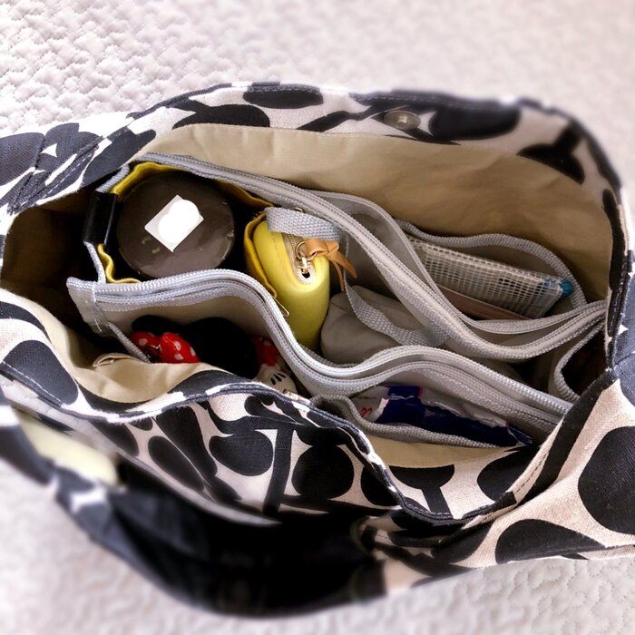 【DAISO】330円でも買う価値あり！鞄の中がグチャグチャに…このバッグインバッグでスッキリ整う