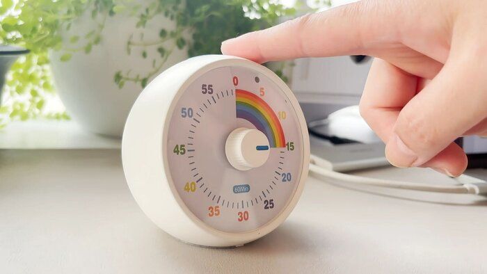 15分タイマーをセット