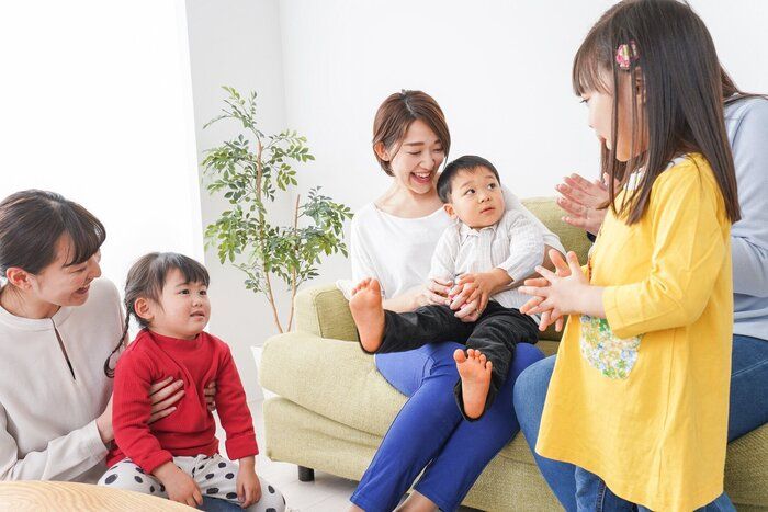 ママの友人と子供