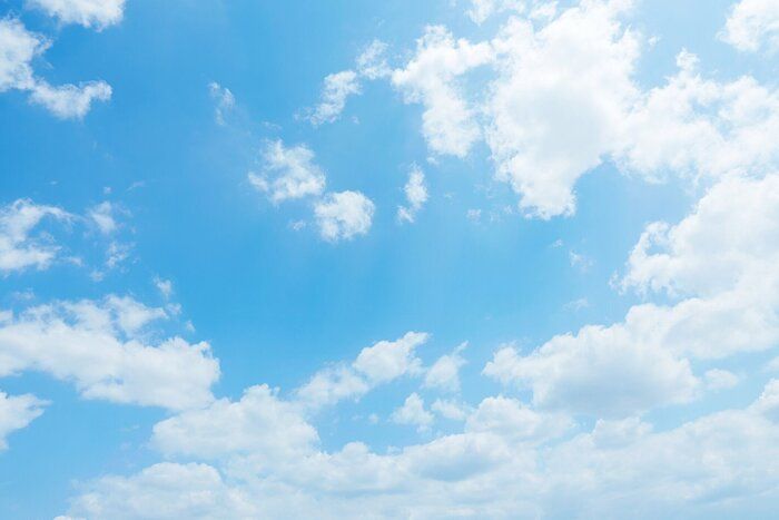 明確な空の風景