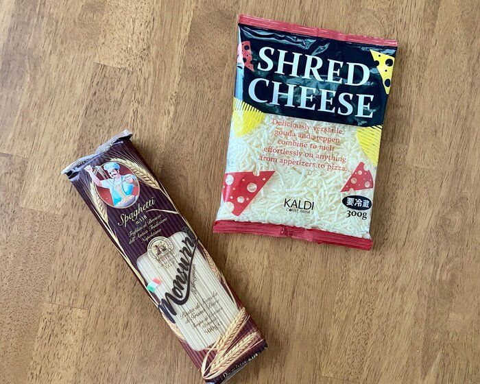 Cheese and pasta are also on sale