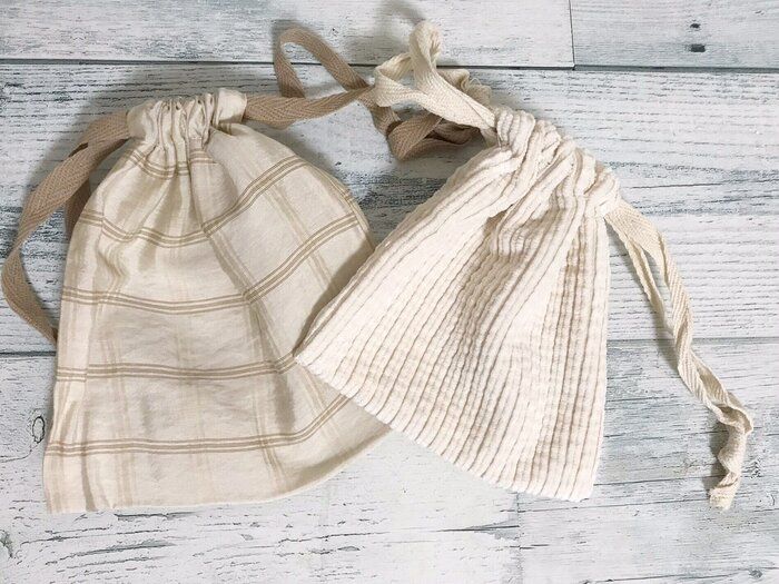 【スリコマニアライターおすすめ】コレは買いです！「チェックコーデュロイ巾着2個セット」がめっちゃ使える！