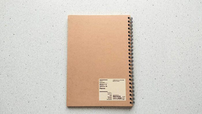 【無印良品】で買ってよかった！予定管理も家計簿も！簡単にできる「スケジュールノート」が便利です