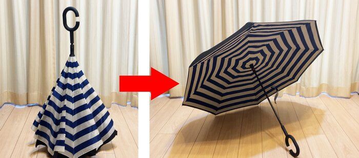 長傘嫌いな私が購入!3COINSで見つけた不思議な傘!