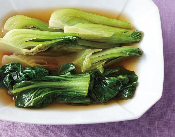 この煮汁を覚えたら旬の野菜の副菜に困らない！青梗菜の煮びたし