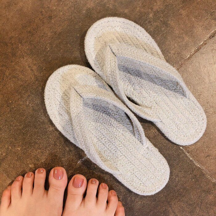 【無印良品】インド綿ルームサンダル・鼻緒