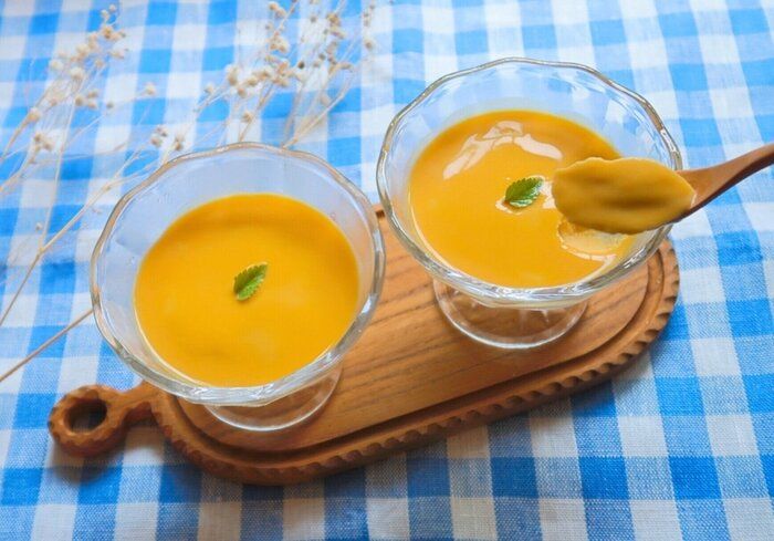 カルディの「冷たいかぼちゃのスープ」でつくる！【かぼちゃムース】のレシピ