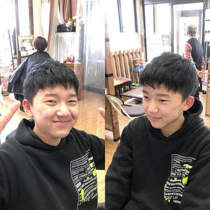 中学生の男の子に似合う流行のヘアスタイル 中学生の男の子に似合う流行のヘアスタイル