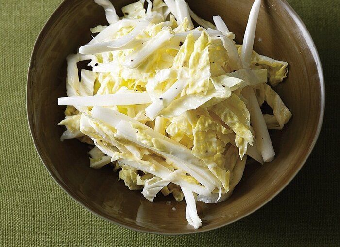 みずみずしい白菜でさっぱり！マヨネーズ味の白菜コールスロー
