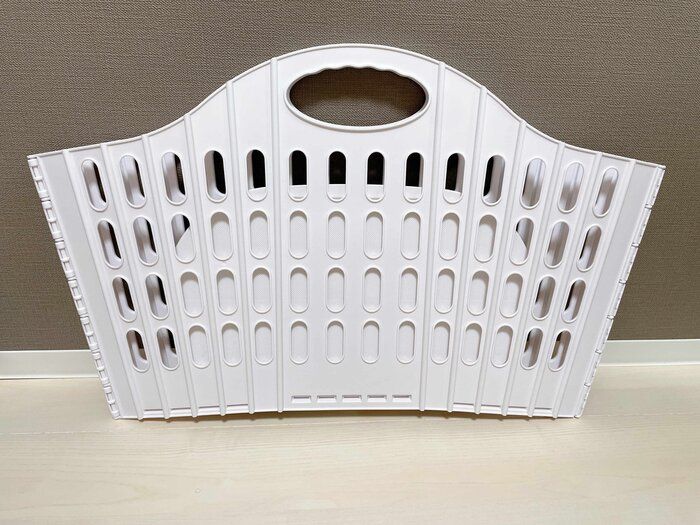 1度使ったら手放せない！折りたためるランドリーバスケット